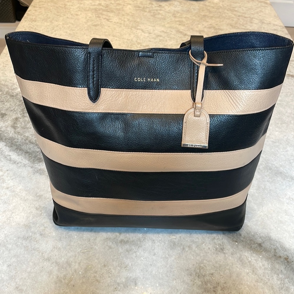 Cole Haan leather tote bag